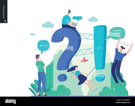 Business Color 3 Faq Modern Flat Vector Concept Illustration Of Frequently Asked Questions