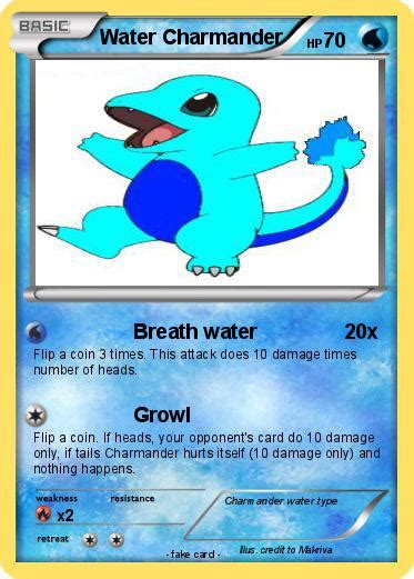 Pokémon Water Charmander 1 1 - Breath water - My Pokemon Card