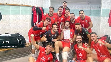 Gran Victoria Del Club Voleibol Utrera En Alcorc N Que Lo Sit A