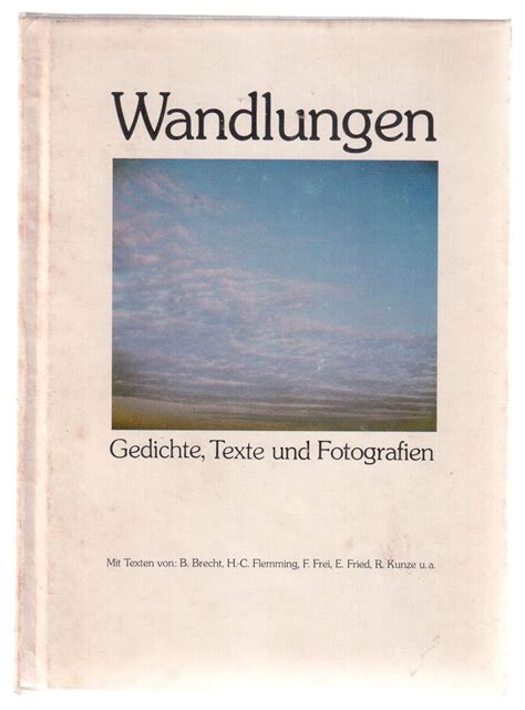 Amazon Fr Wandlungen Gedichte Texte Und Fotografien Livres