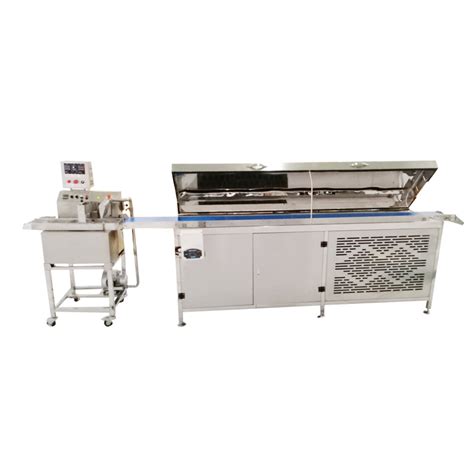 Chocolate Enrobing Machine Chocolate Coating Machine With Cooling