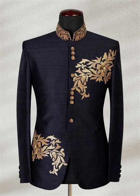 Royal Raw Silk Emroidery Prince Suit