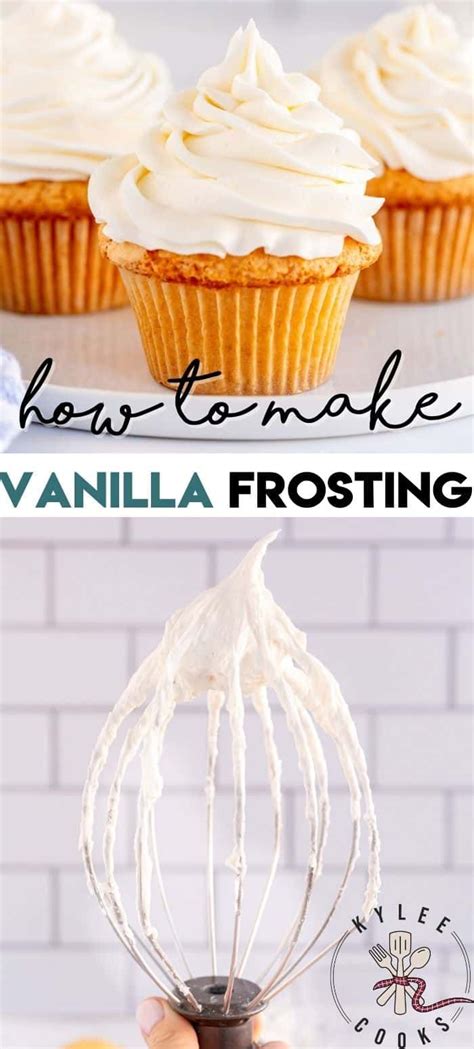 A Baking Staple This Tutorial Showing How To Make Vanilla Frosting