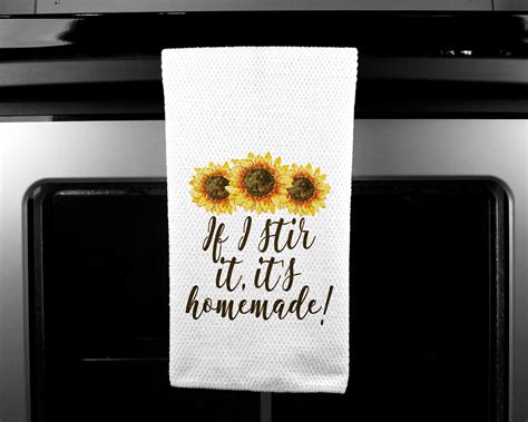 Kitchen Towel Sublimate Design Sunflower Sublimation Design Etsy