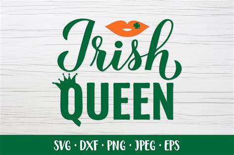 Irish Queen Svg St Patricks Day Quote Graphic By Labelezoka · Creative