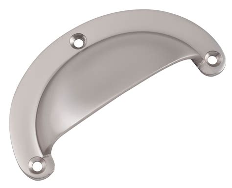 classic drawer pull large satin nickel tradco