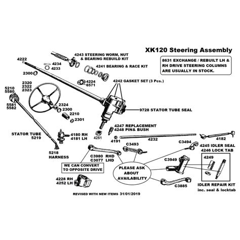 2210 Xk120 Xk140 And Xk150 Steering Column Voluted Spring Over Column