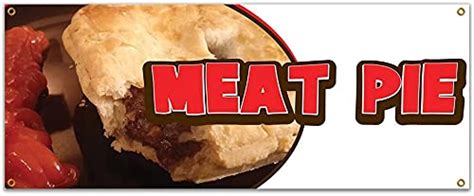 Signmission Meat Pie 48 Banner Concession Stand Food Truck Single