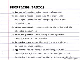 Criminal profiling | PPT