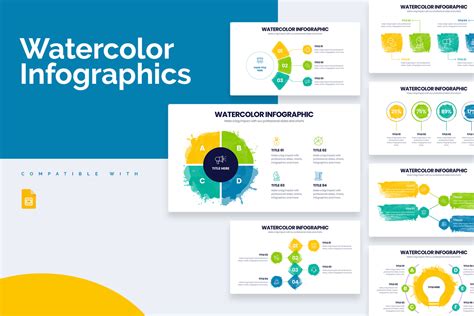 Watercolor Google Slides Infographics Template – Slidewalla