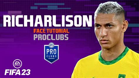 Fifa 23 Richarlison Clubes Pro Pro Clubs Lookalike Creation Face Brasil