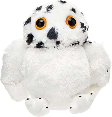 Wild Republic Kuscheltier HugEMS Eule Schneeeule Stofftier 18 Cm