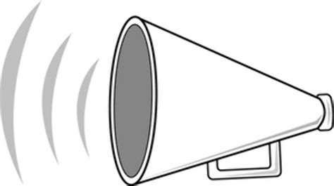 Download High Quality megaphone clipart outline Transparent PNG Images ...