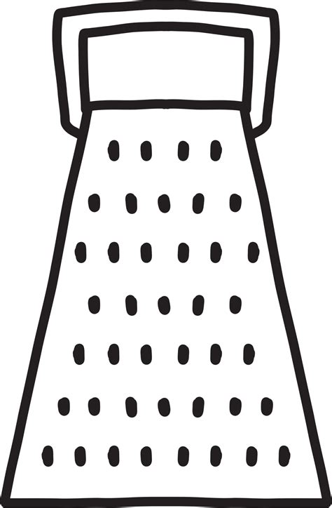 Hand Drawn cheese grater illustration 14966674 PNG