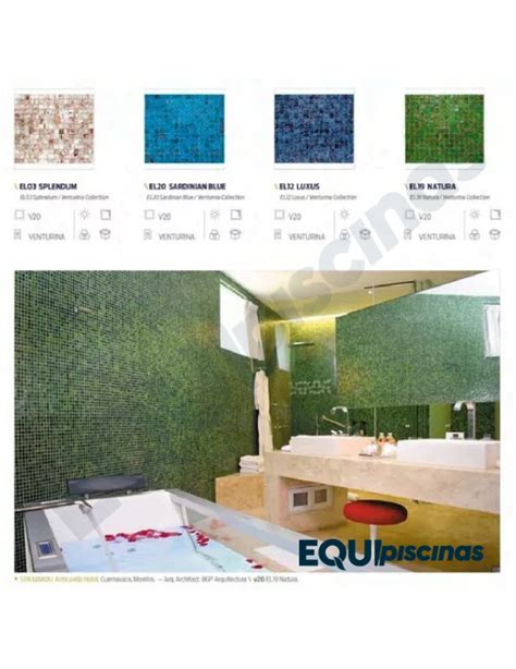 Mosaico De Vidrio Veneciano X Pearl Serie Venturina X Caja M