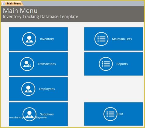 Access Inventory Database Template Free Of Inventory Database Template ...