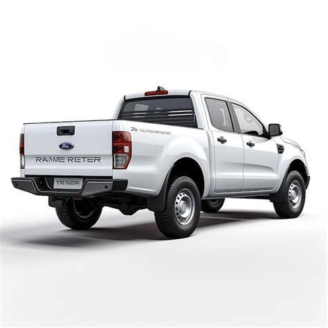 Premium AI Image | Isolated of Ford Ranger Ev Electric MidSize Pickup ...