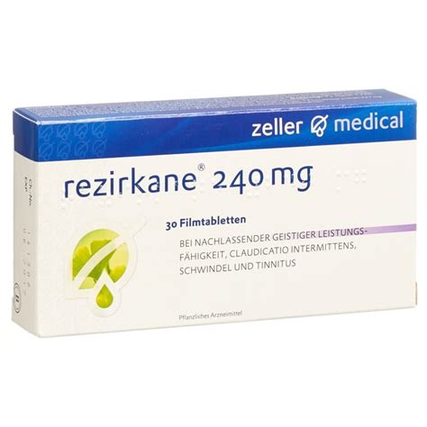 Rezirkane Filmtabl Mg Blist Stk Online Bestellen