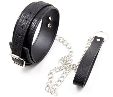 Leather Bdsm Fetish Bondage Sex Collar And Leash Adult Game Collars Sex