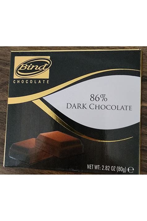 Bind Chocolate 86 LIK BİTTER ÇİKOLATALI TABLET 80 GR Fiyatı Yorumları