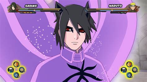 Sasuke Baryon Kurama Link Mode Overpower Naruto To Boruto Shinobi