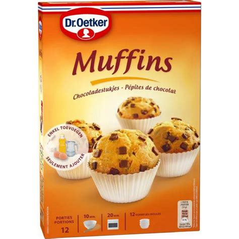 Dr Oetker DR OETKER Préparation pour muffins aux pépites de chocolat