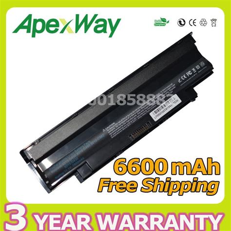 Apexway New Battery Cell For Dell Inspiron R N R N R