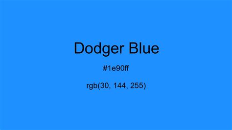 Dodger Blue Color, Hex and RGB values | CSSColors.com