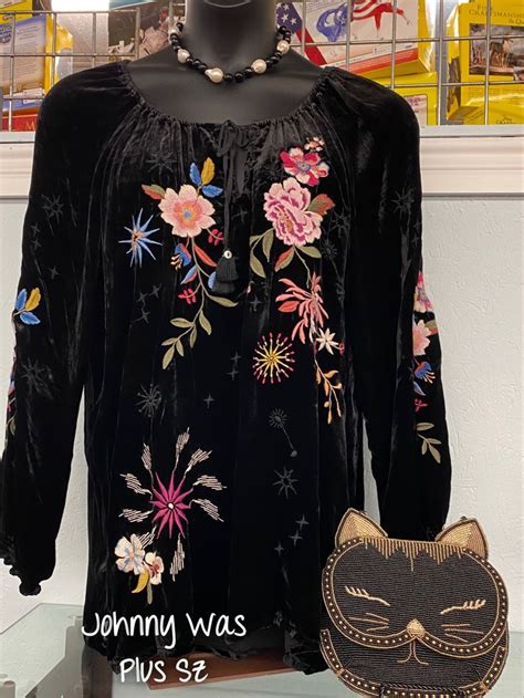 We Love This Gorgeous Plus Sz Velvet Blouse From Johnny Was Shop Now