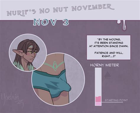 Nurif S No Nut November Day 3 By Yoelain Hentai Foundry