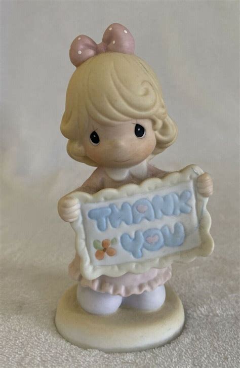 Vintage Precious Moments 587923 Thank You Sew Much 1999 No Box Ebay