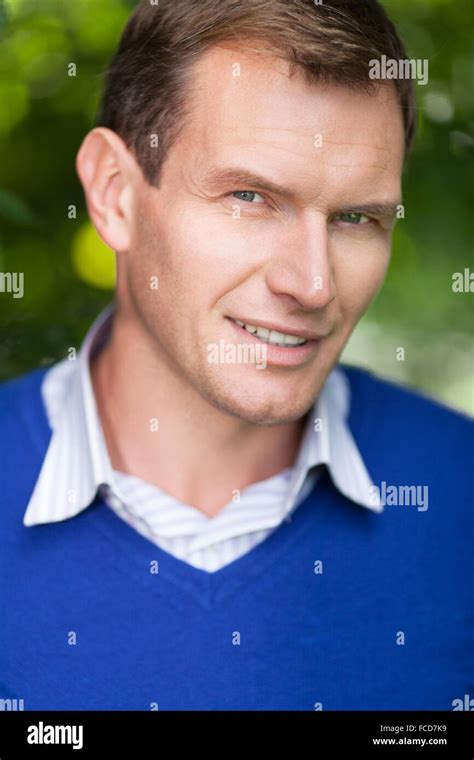 Portrait Of Handsome Man Stock Photo Alamy