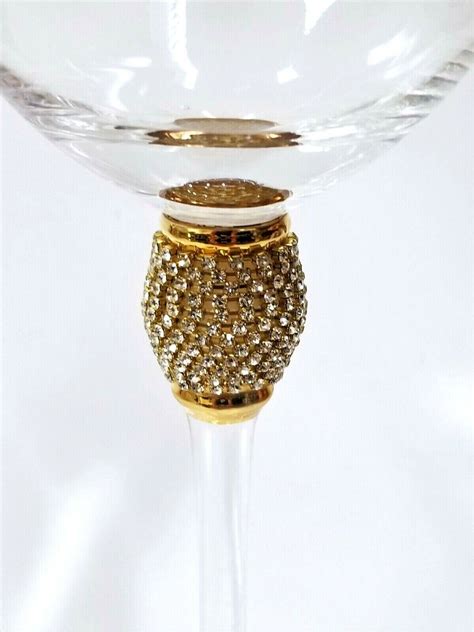 Gold Stem Wine Glasses Set of 2,500 ML – melbify