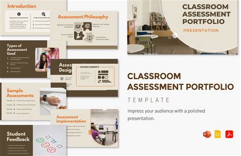 Classroom Assessment Portfolio Template In PDF PPT Google Slides