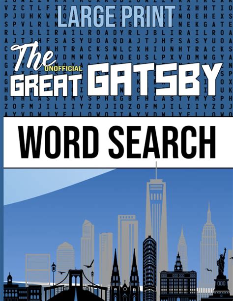 The Unofficial Great Gatsby Word Search Large Print With Answers Seek