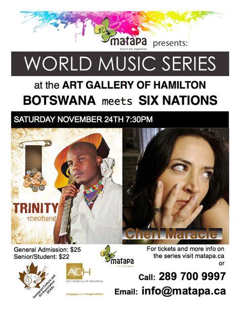 Botswana Meets Six Nations Trinity Mpho And Cheri Maracle Nov 24 2012 In