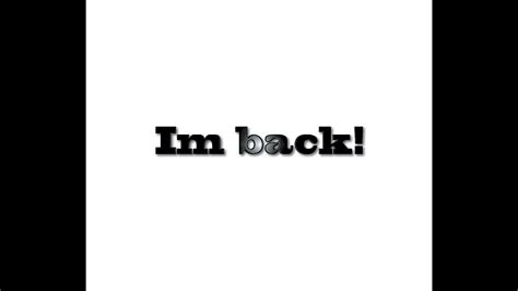 Im Back Youtube