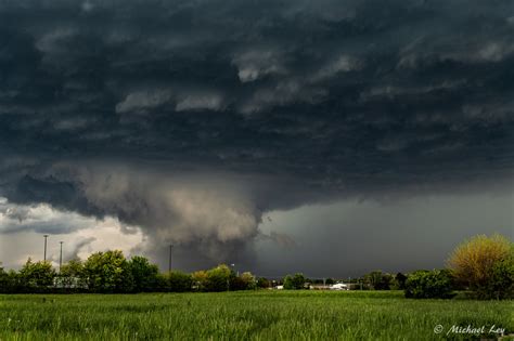 Supercell Wall Cloud Tornado Warned Supercell Nw Of Spring Flickr