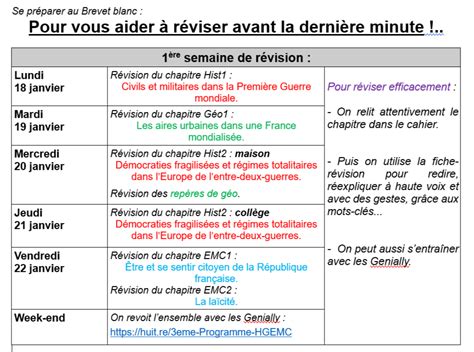 Planning R Visions Brevet Blanc Hgemc