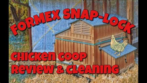 Cleaning The Formex Snap Lock Chicken Coop Review Youtube