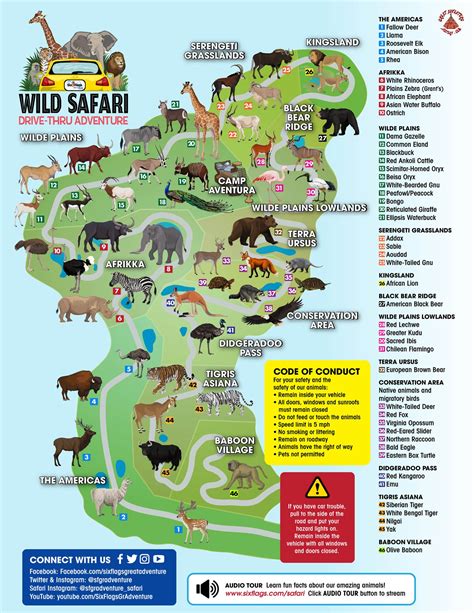 Great Adventure History 2022 Wild Safari Animal Park Map