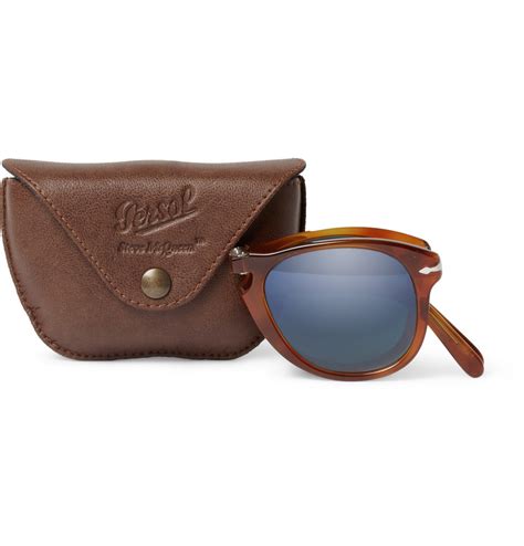 Persol Steve Mcqueen 714 54 Folding Acetate Sunglasses In Brown For Men Lyst