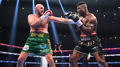 Tyson Fury Defeats Francis Ngannou By Narrow Split Decision Espn Video