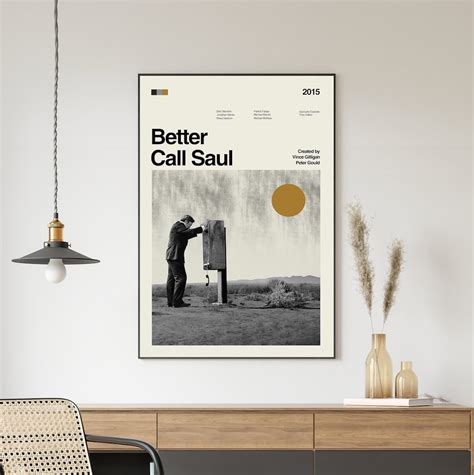 Better Call Saul Poster Better Call Saul Print Minimalist Etsy