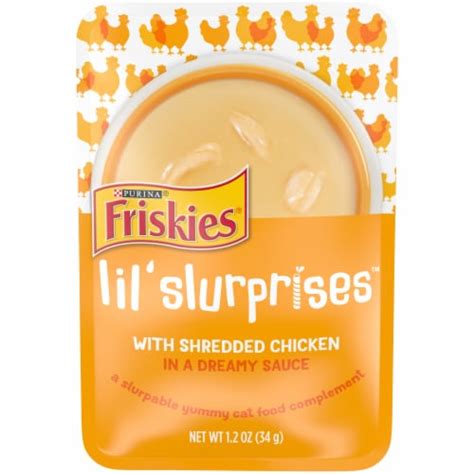 Purina Friskies Wet Cat Food Complement Lil Slurprises With Shredded