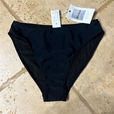 Annbon NWT Black Bikini Bottoms Only Size Small EBay