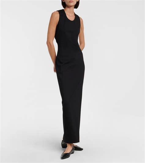 Opal Maxi Dress In Black The Row Mytheresa