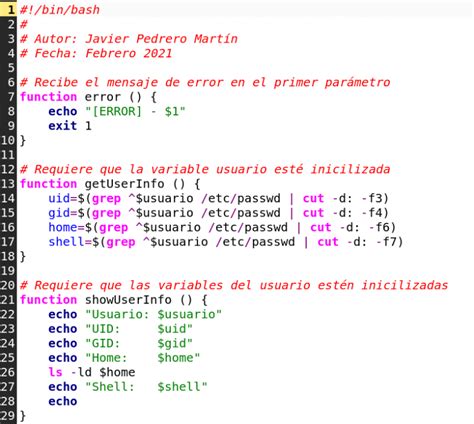 Ejemplos De Scripts If For While Case Educatica