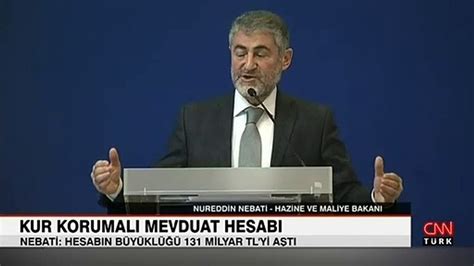 Bakan Nebati Kur Korumal Mevduat Hesab Milyar Liray A T