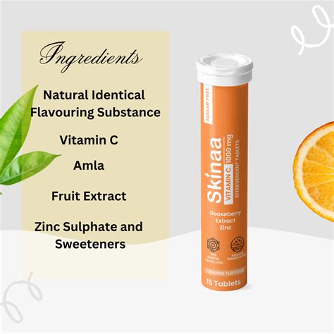 Skinaa Vitamin C 1000mg Effervescent Tablet